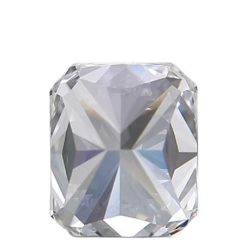 Dazzling 2 pcs Natural Diamonds with 1.41 ct Radiant D VVS1 GIA Certificate For Sale 2