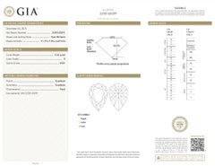 Eblouissant diamant poire taille idéale de 2,26ct - certifié GIA