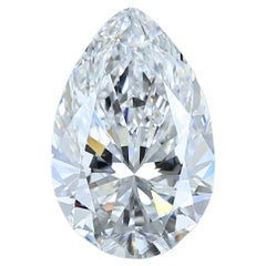 Eblouissant diamant poire taille idéale de 2,26ct - certifié GIA