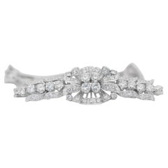 Bracelet éblouissant de 2,40ct de diamants en platine - certifié IGI