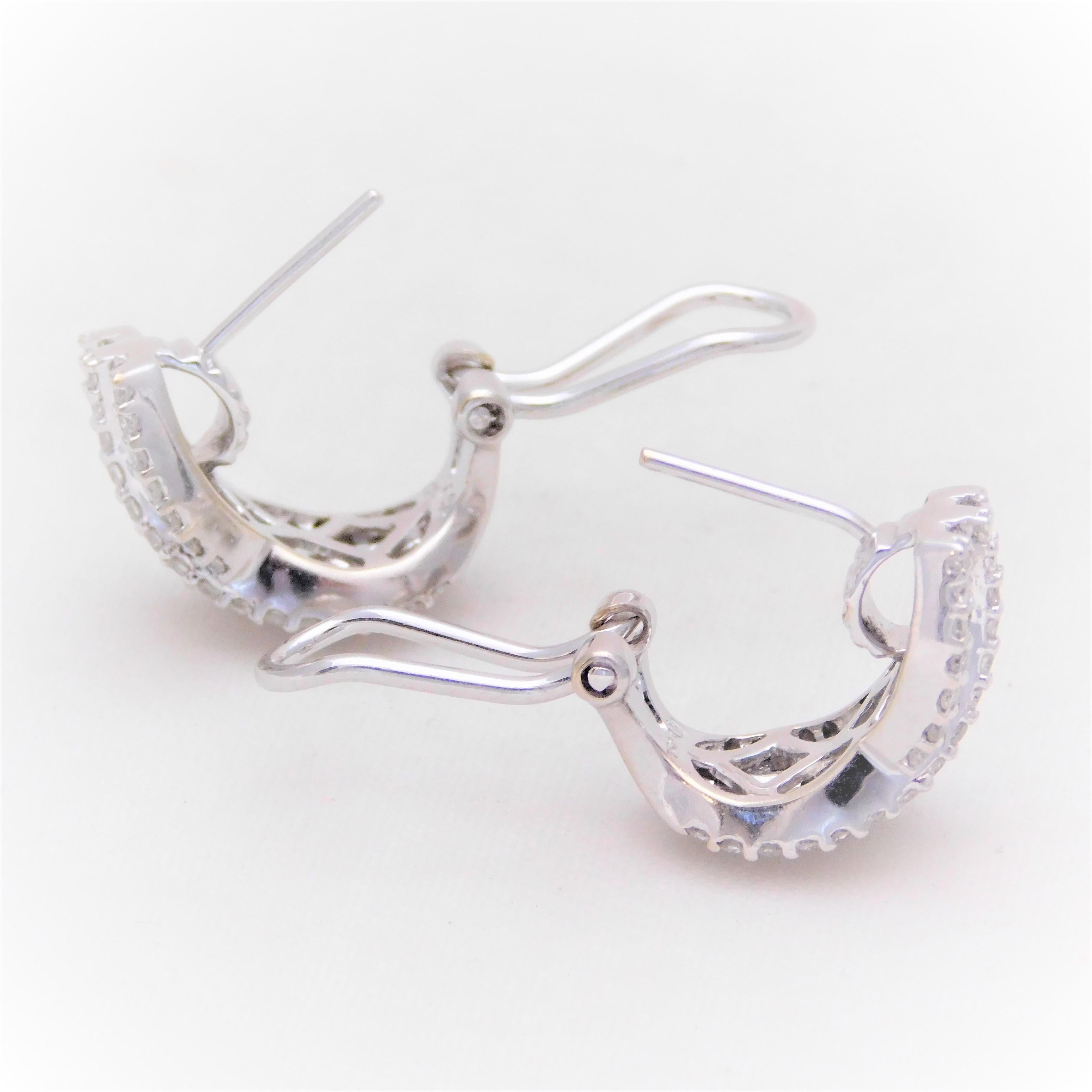 Dazzling 2.60 Carat Diamond Drop Earrings 1