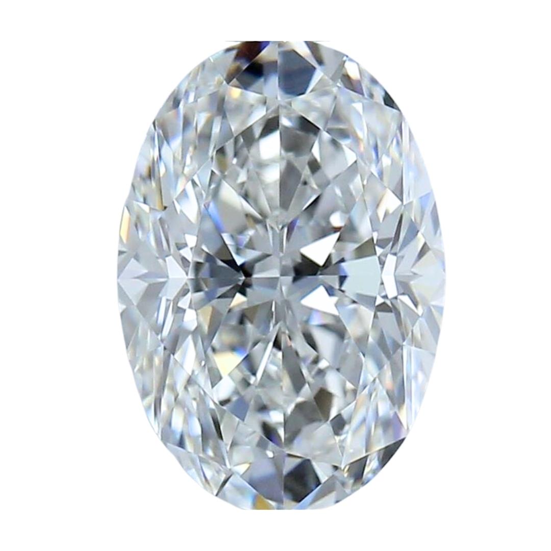 Dazzling 2.63ct Ideal Cut Oval-Shaped Diamond - GIA Certified For Sale 2