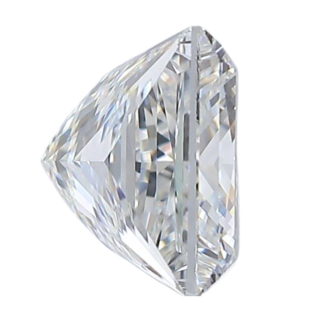 Square Cut Dazzling 3.51ct Ideal Cut Natural Diamond - GIA Certified  For Sale