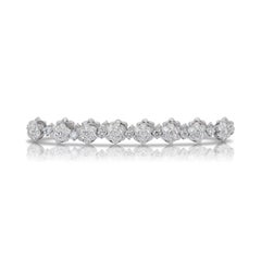 Dazzling 7.25ct Diamonds Bracelet in 18k White Gold - IGI Certified