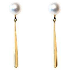 Clous d'oreilles en argent sterling et perles éblouissantes