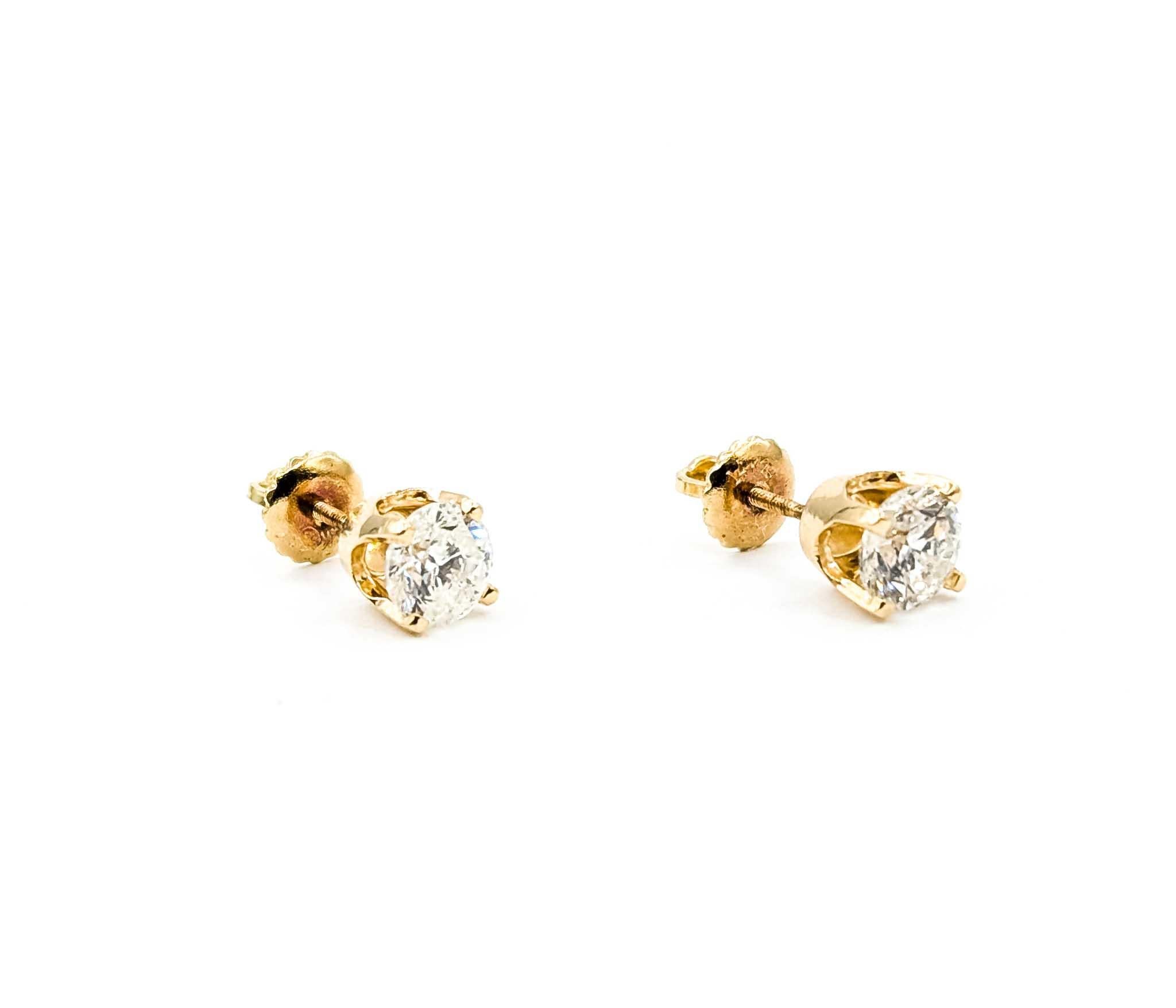 Dazzling Diamond Fashion Earrings in 14k Yellow Gold

Immerse yourself in the allure of our Dazzling Diamond Fashion Earrings that are expertly crafted in 14k yellow gold. These exquisite earrings feature a screwback setting, giving them a secure