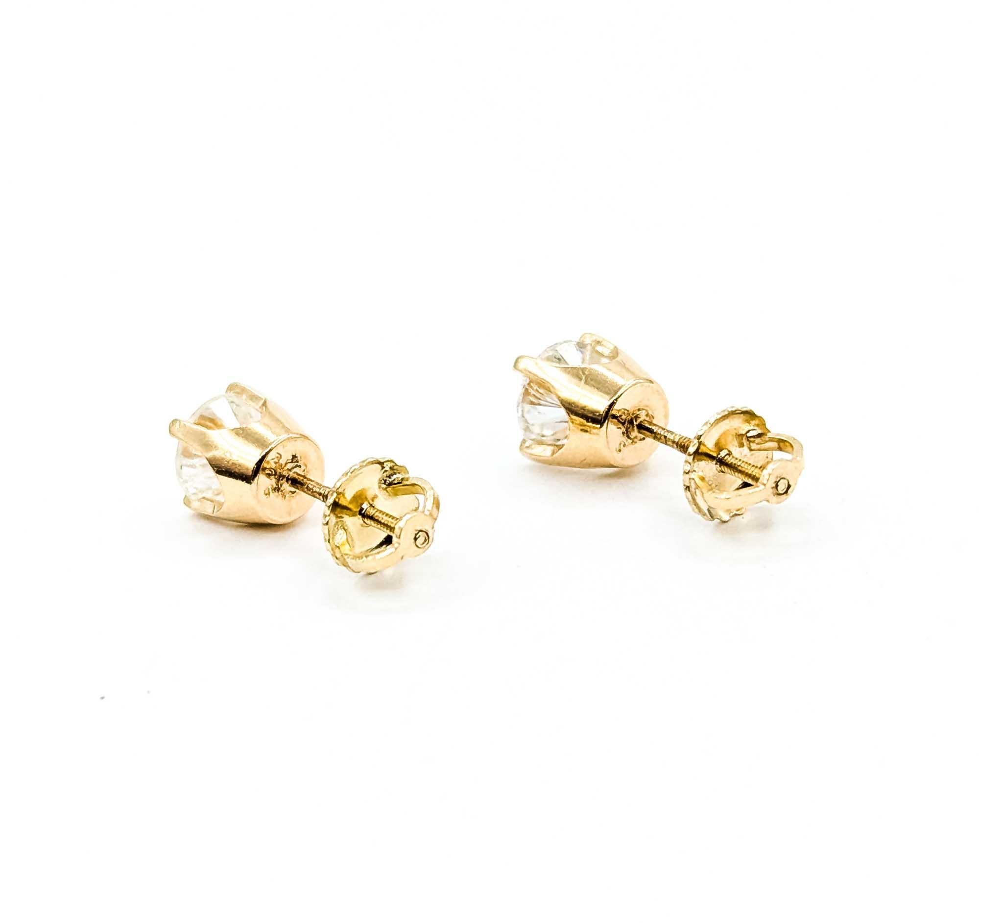Dazzling Diamond Fashion Earrings in 14k Yellow Gold im Zustand „Hervorragend“ im Angebot in Bloomington, MN
