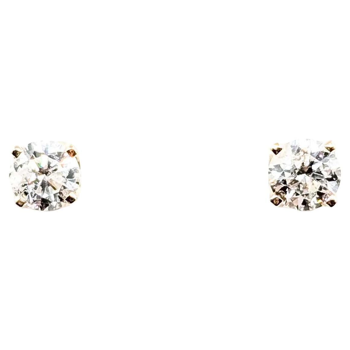 Dazzling Diamond Fashion Earrings in 14k Yellow Gold