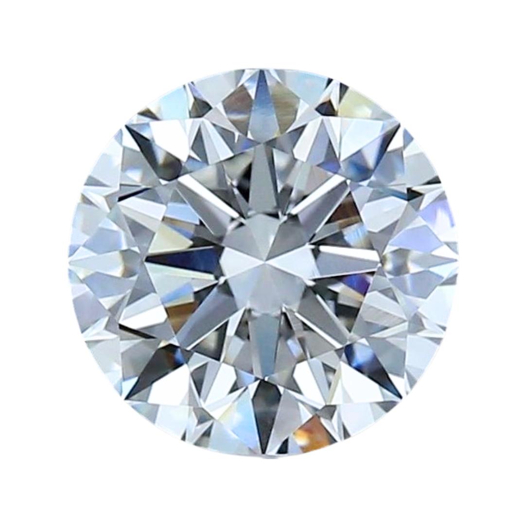Eblouissant diamant naturel taille idéale 1 pièce/1,60ct - certifié GIA en vente 2