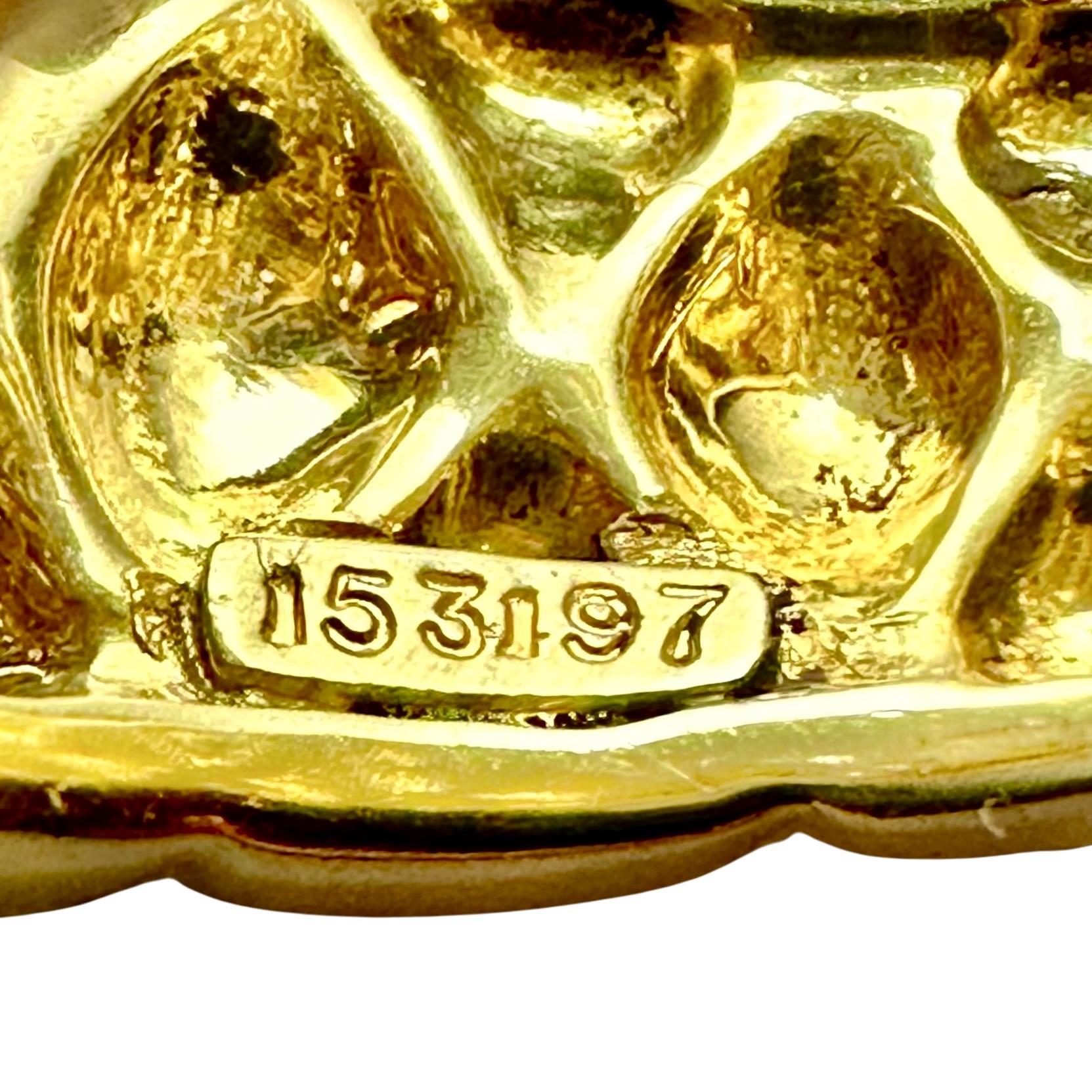 Éblouissante bague de cocktail vintage en or 18 carats et diamants par Jose HESS en vente 9