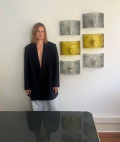 MidCentury Mural of Murano Wall Sconces by Carlo Nason for AV.Mazzega, 1970s