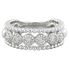 Dazzling Natural Diamond Ring: Radiant Beauty in 14K Solid White Gold