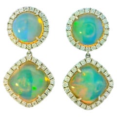 Dazzling opAL earrings