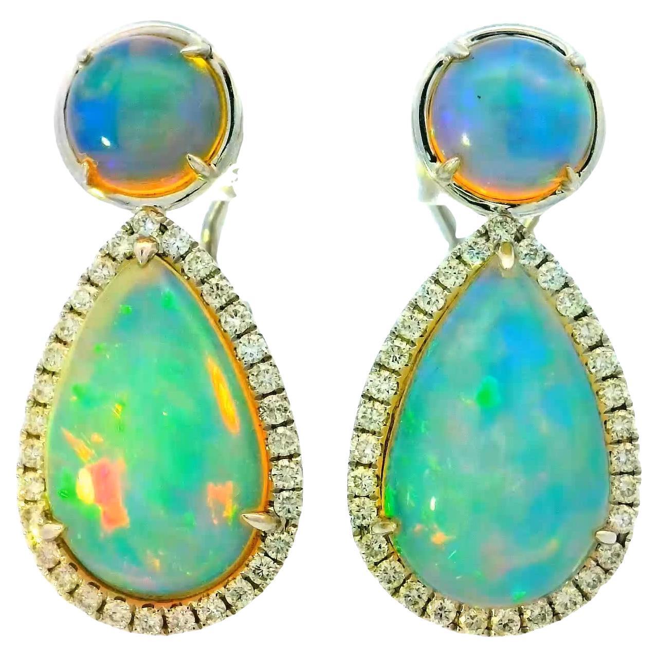 Dazzling opulence: diamond earrings