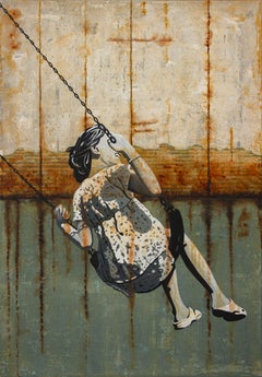 A TENDER AGE, Mixed Media on Canvas