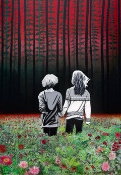 FACING IT TOGETHER, Mixed Media on Canvas