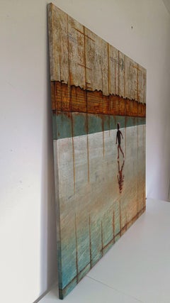 KEEP ON RUNNING, Mixed Media on Canvas