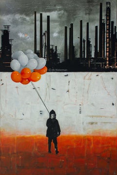 LIFT ME UP, Mixed Media on Canvas