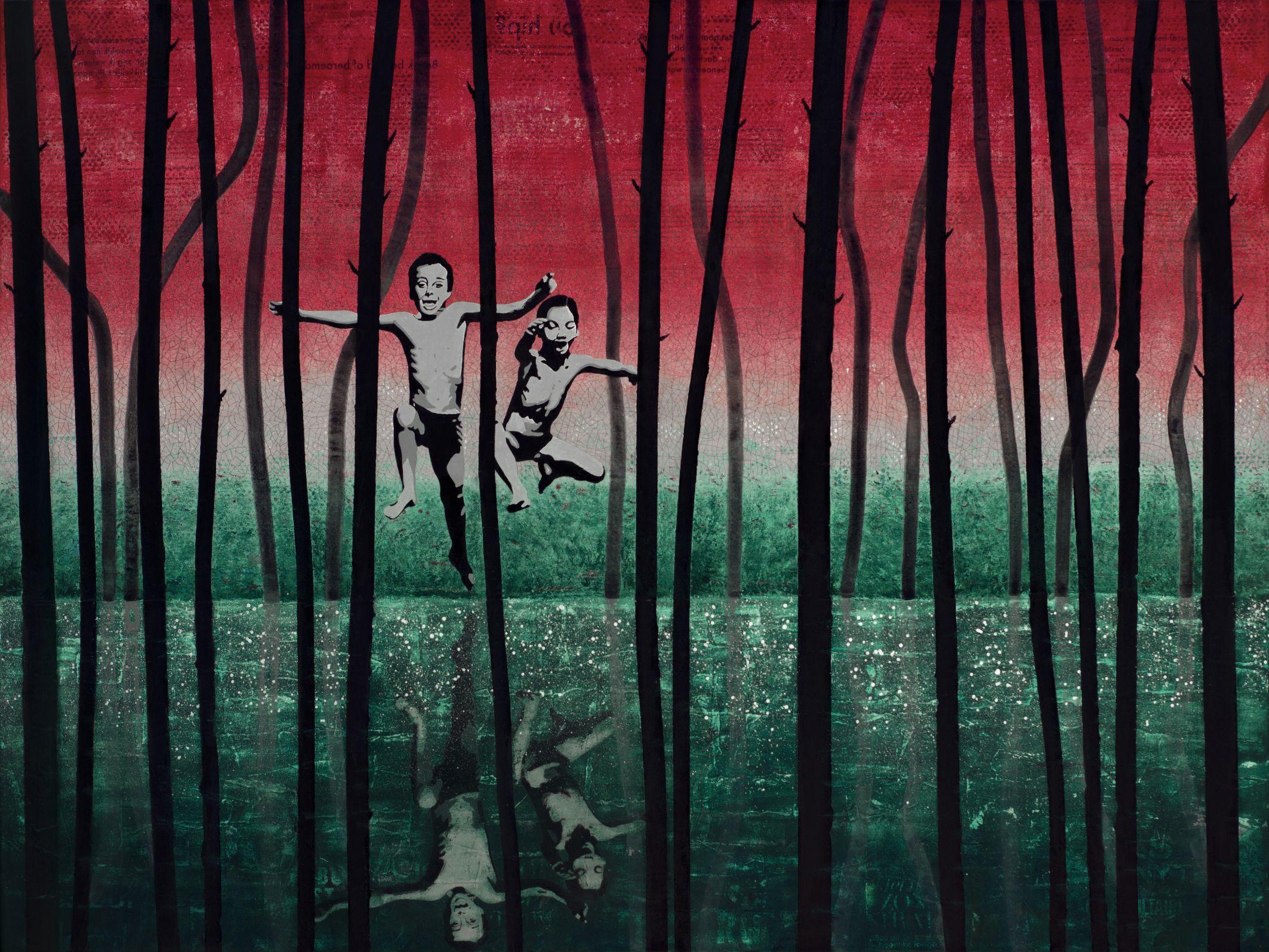 LUST FOR LIFE, Mixed Media on Canvas - Mixed Media Art by db Waterman