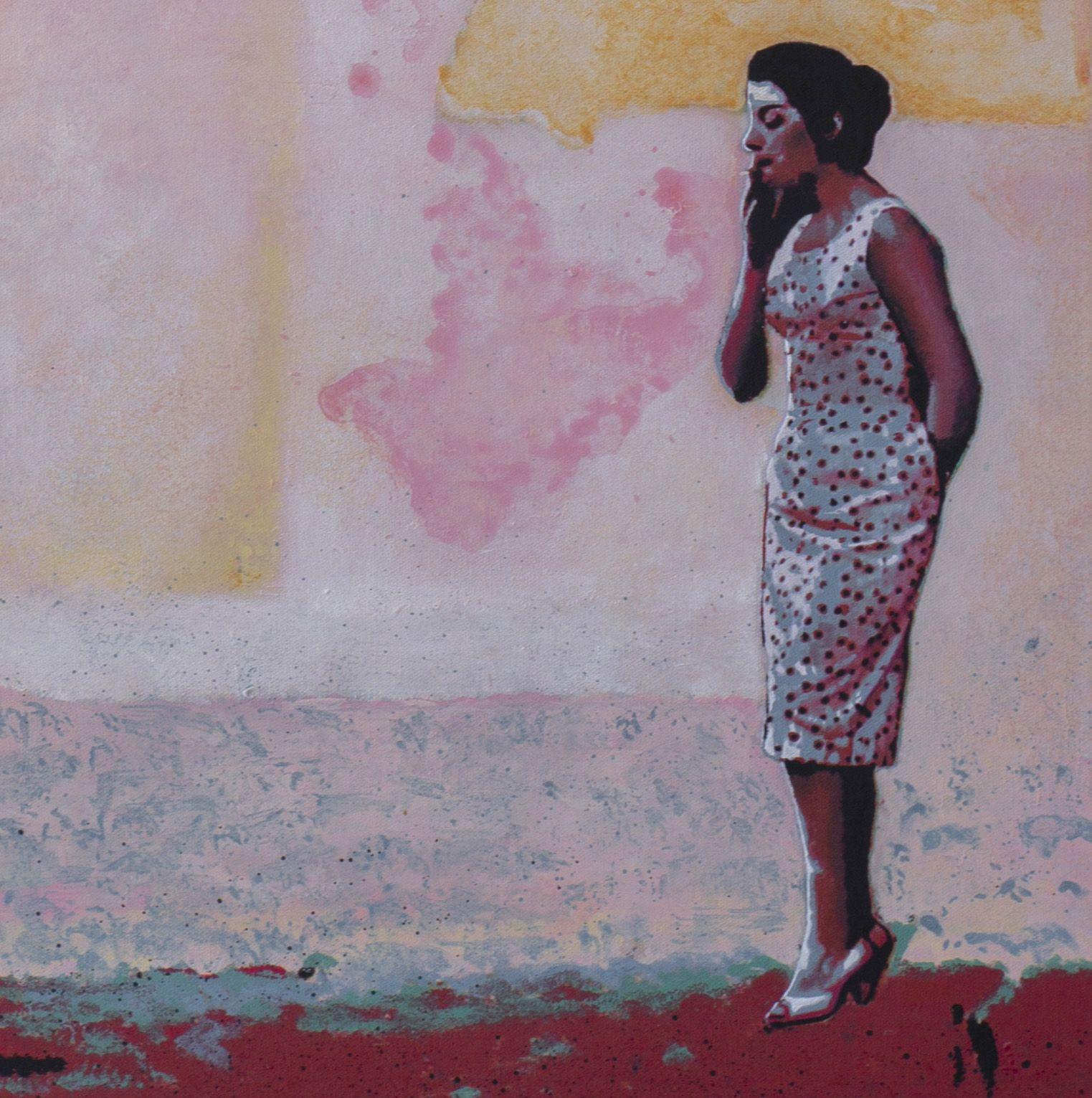 MOTEL 500, Técnica mixta sobre lienzo - Mixed Media Art Arte pop de db Waterman
