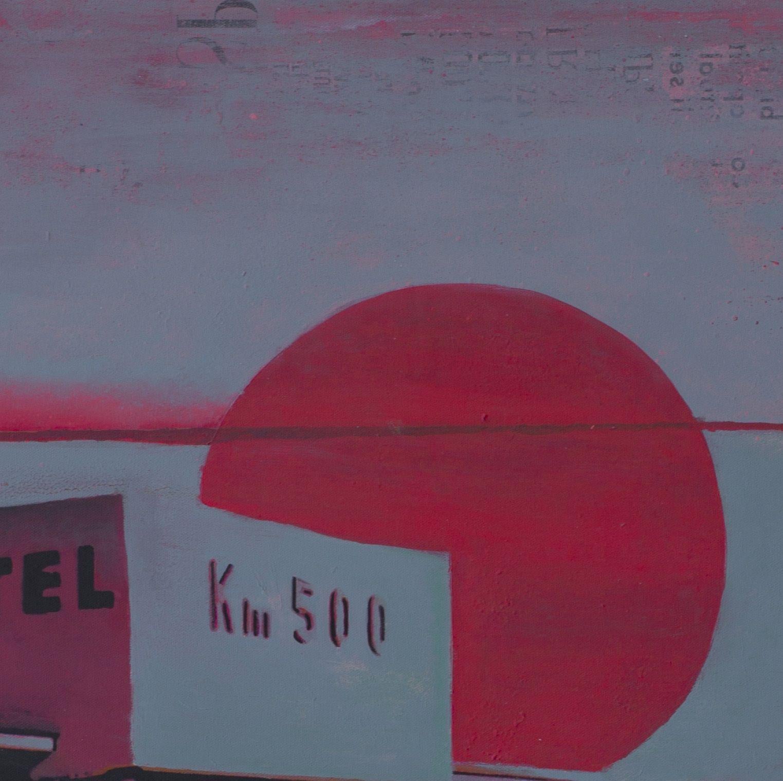 MOTEL 500, Técnica mixta sobre lienzo en venta 1