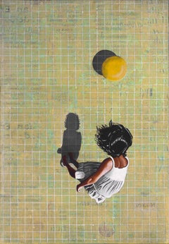 MY SUMMER FRIEND, Mixed Media on Canvas