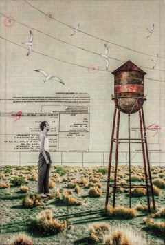NATURE DIALOGUE, Technique mixte sur toile
