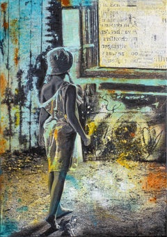 READY FOR THE NEXT STEP, Mixed Media on Canvas
