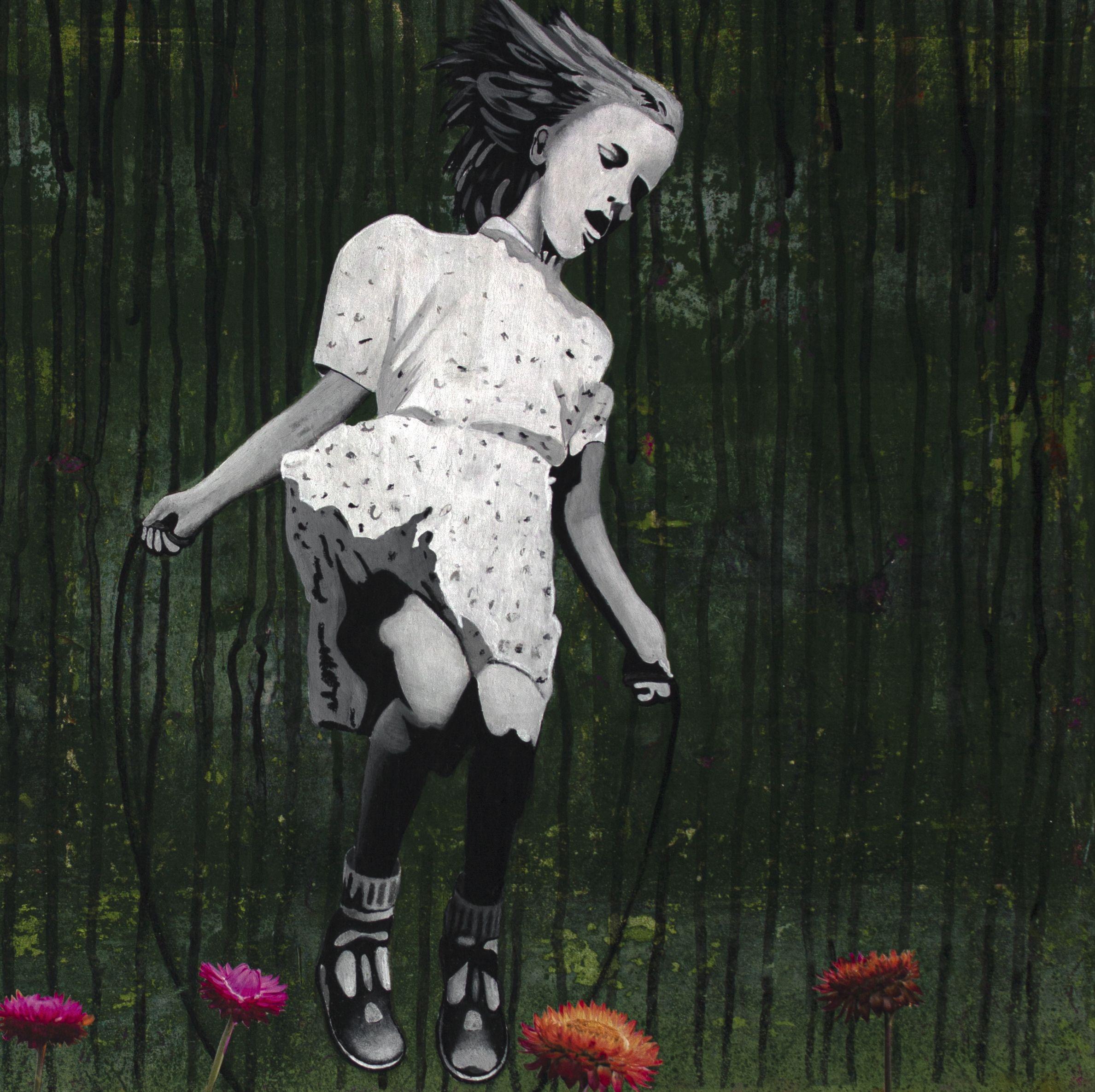 SILVER LINING, Mixed Media on Canvas For Sale 1