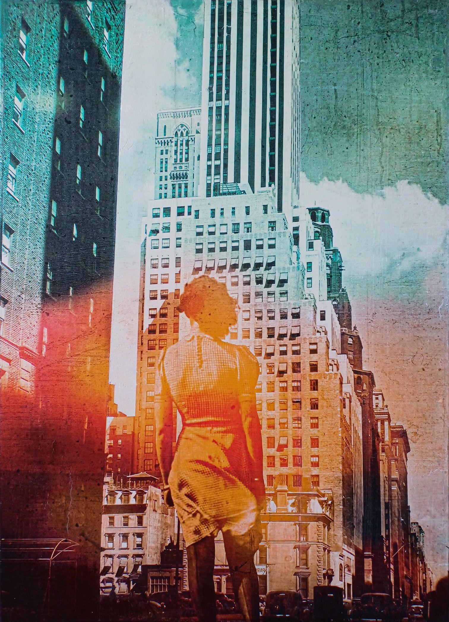 WARM MEMORIES, Mixed Media on Canvas - Mixed Media Art by db Waterman