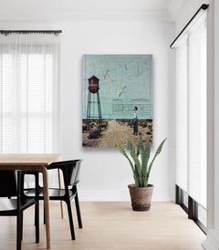 WATER KEEPER, Technique mixte sur toile
