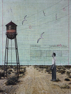WATER KEEPER, Technique mixte sur toile