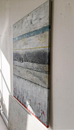 HIERBA HERIDA, Técnica mixta sobre lienzo