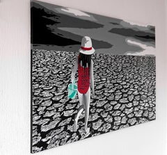 BEACHED, Gemälde, Acryl auf Leinwand