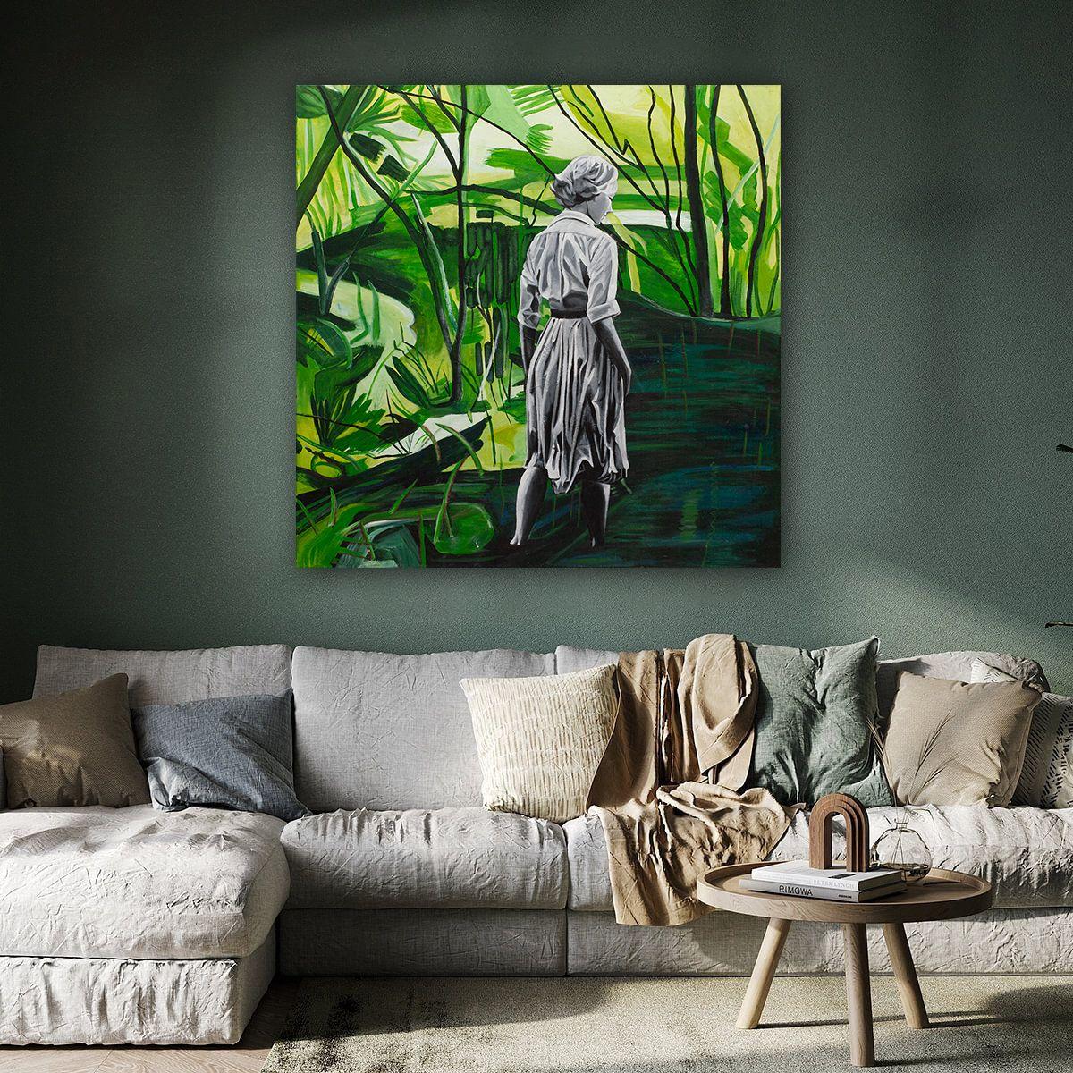 RISING WATERS, Painting, Acrylic on Canvas For Sale 1