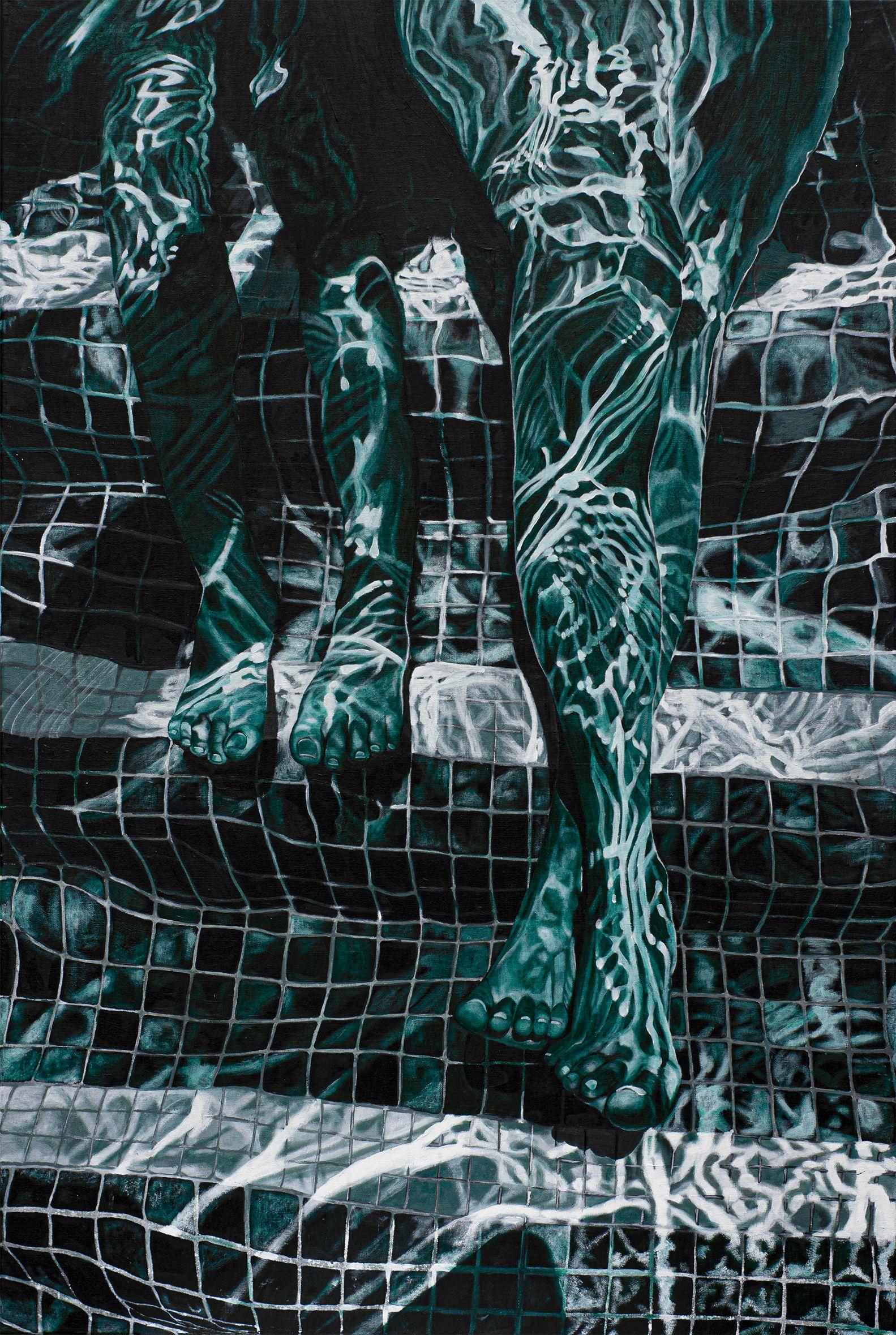 TOMA UN DESCANSO, Pintura, Acrílico sobre lienzo - Painting de db Waterman