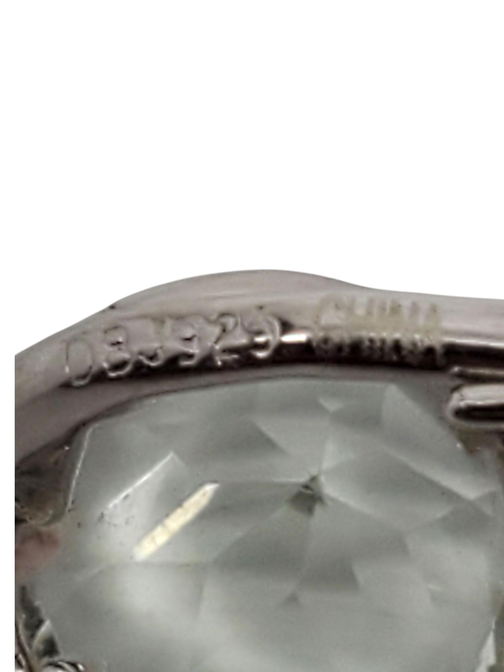 DBJ Orecchini a goccia con castone in argento 925 #23632 in vendita 1