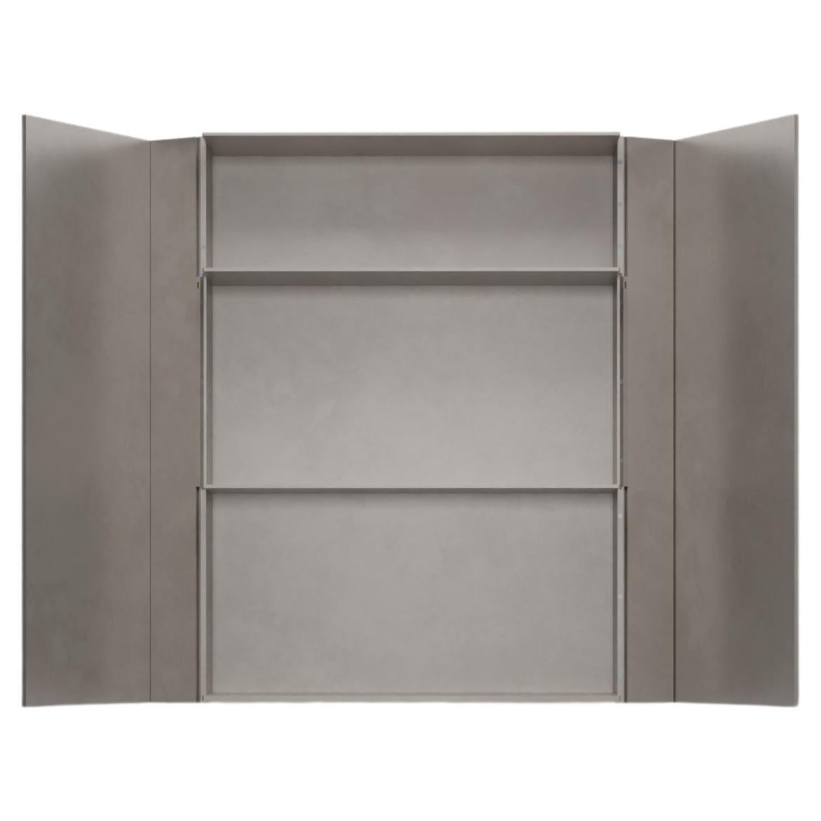 Estante para mueble bar DC en chapa de aluminio encerado by Jonathan Nesci en venta