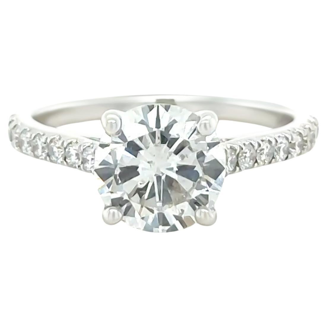 DCLA 18ct White Gold Diamond Engagement Ring 1.57ct