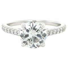 DCLA Verlobungsring, DCLA 18 Karat Weißgold Diamant 1,57 Karat
