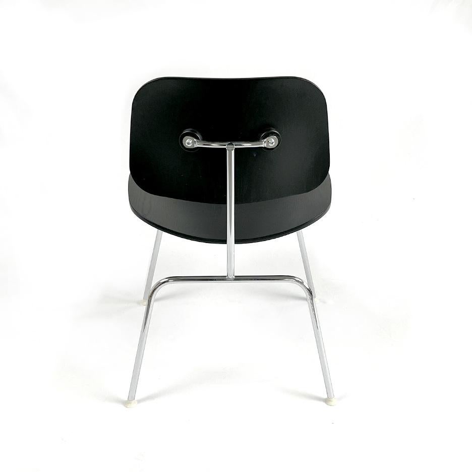 Mid-Century Modern DCM (Dining Chair Metal Base) by Charles and Ray Eames For Sale