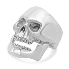 DCS Sterling Silver Chunky Skull Ring