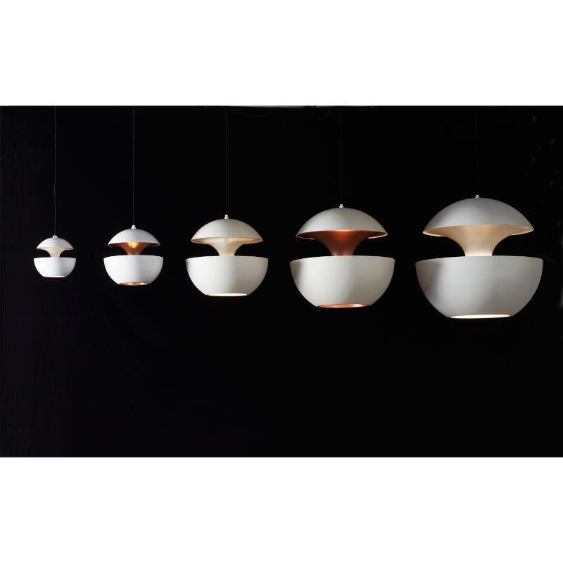 Contemporary DCW Editions Here Comes the Sun 175 Pendant Lamp in White Aluminium For Sale