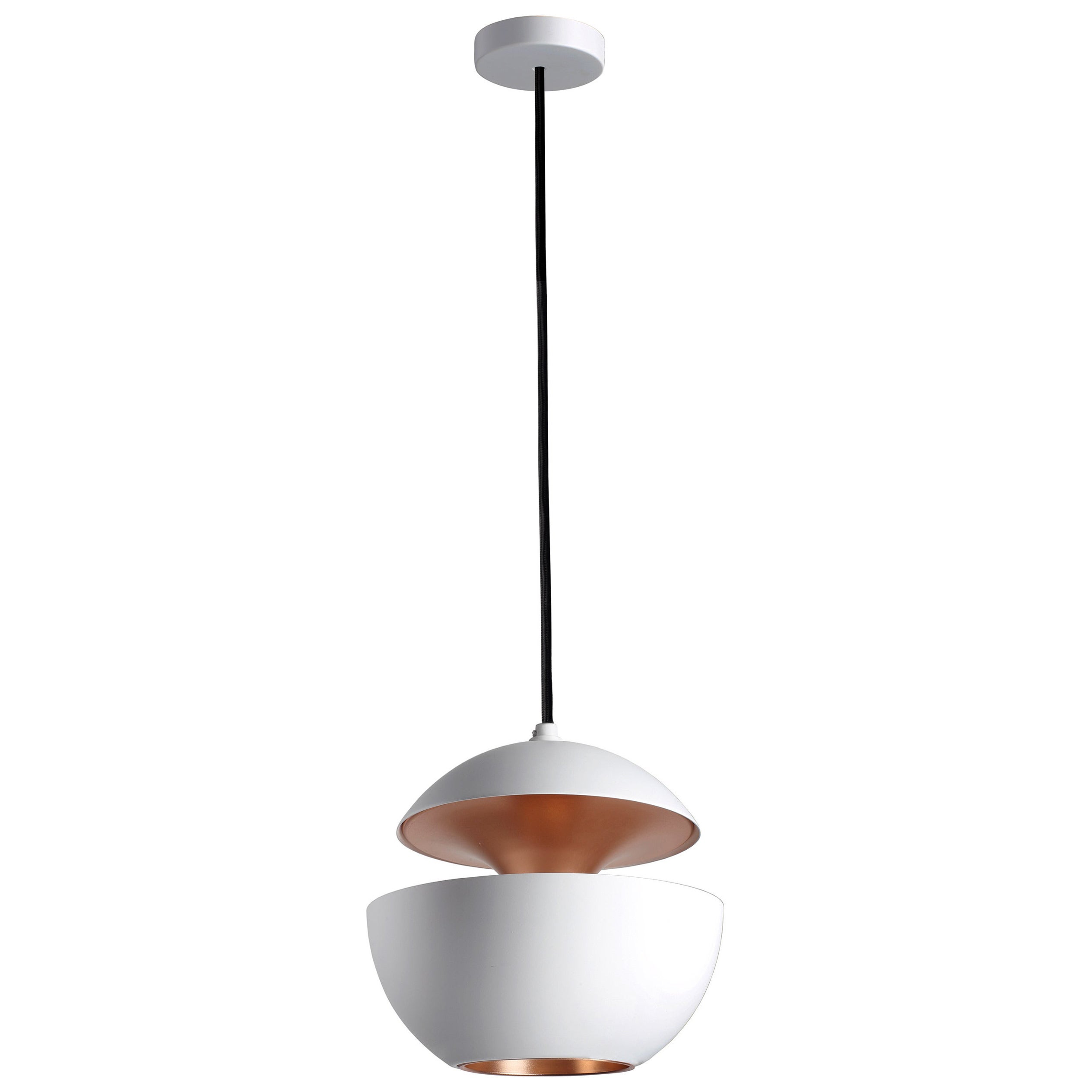 DCW Editions Here Comes the Sun 175 Lampe à suspension en cuivre blanc