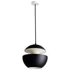 DCW Editions Here Comes the Sun 250 Pendant Lamp in Black White Aluminium