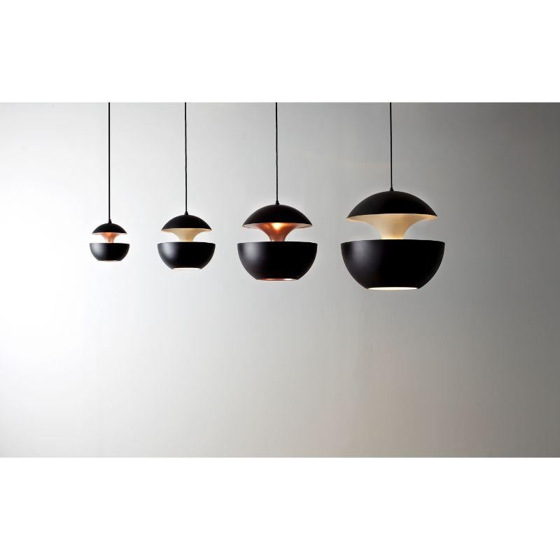 DCW Editions Here Comes the Sun 350 Pendant Lamp in Black White Aluminium In New Condition For Sale In Brooklyn, NY