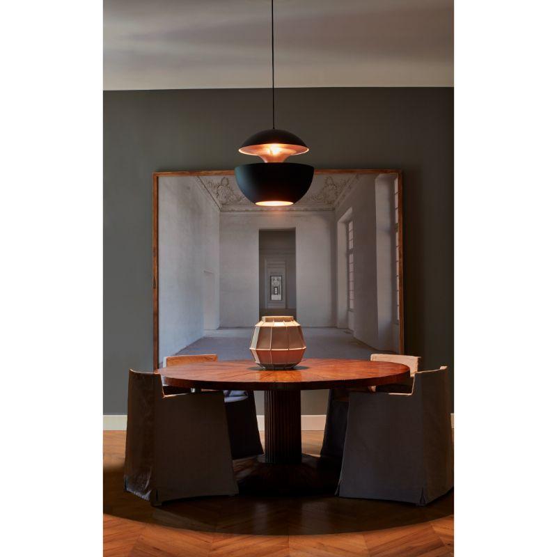 Aluminum DCW Editions Here Comes the Sun 450 Pendant Lamp in Black Copper Aluminium For Sale