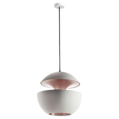 DCW Editions Here Comes the Sun 450 Pendant Lamp in White Pink Copper Aluminium