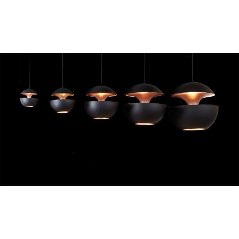 Éditions DCW Here Comes the Sun Mini Pendant Lamp in Black Copper Aluminium en vente 7