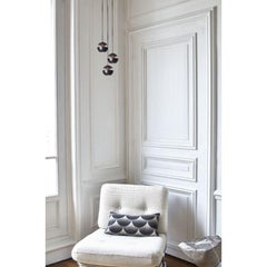 Éditions DCW Here Comes the Sun Mini Pendant Lamp in Black Copper Aluminium